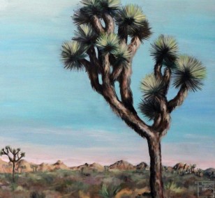 Joshua Tree | Malerei von Künstlerin Simone Westphal, Öl auf Leinwand
