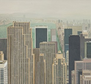 New York 2000 | Malerei von Sven Wiebers | Acryl auf Baumwolle, realistisch