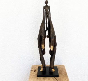 Handlanger - Bronze, Skulptur von Tim David Trillsam, Edition, small
